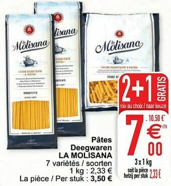 Cora Pâtes deegwaren la molisana aanbieding