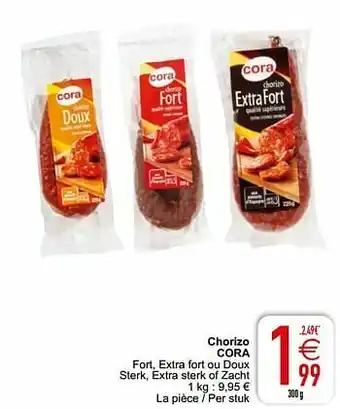 Cora Chorizo cora aanbieding