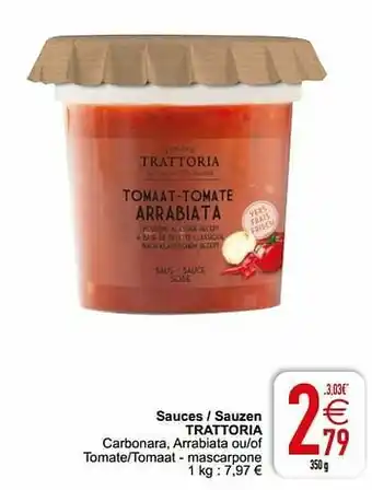 Sauces - sauzen trattoria