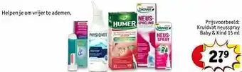 Kruidvat Kruidvat neusspray baby + kind aanbieding
