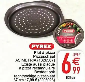 Cora Plat à pizza pizzaschaal asimetria aanbieding
