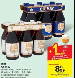 Carrefour Bier Chimay aanbieding