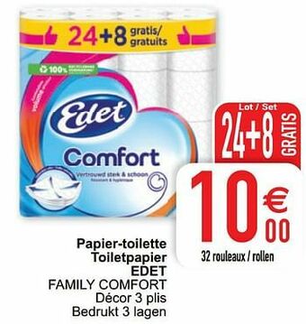 Papier-toilette toiletpapier edet