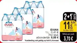 Cora EVIAN aanbieding