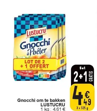 Cora Gnocchi om te bakken LUSTUCRU aanbieding