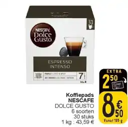 Cora Koffi epads NESCAFE aanbieding