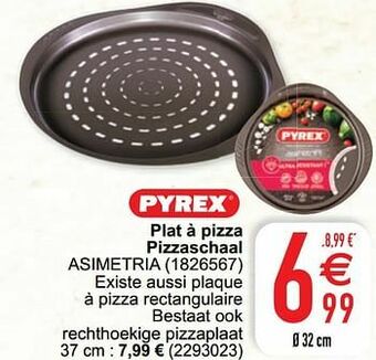 Cora Plat à pizza pizzaschaal asimetria aanbieding