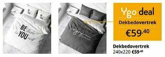 YGO Dekbedovertrek aanbieding