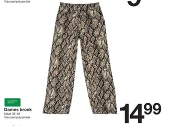 Zeeman Dames broek aanbieding