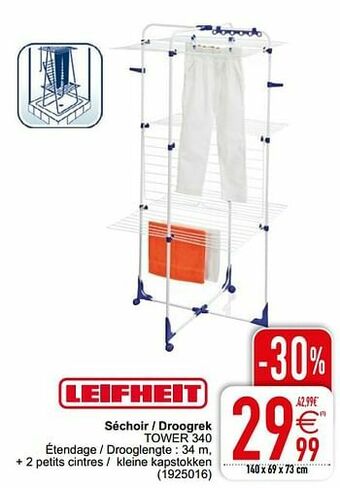 Cora Séchoir - droogrek tower 340 aanbieding
