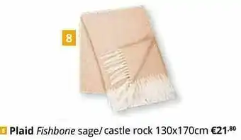 YGO Plaid fishbone aanbieding