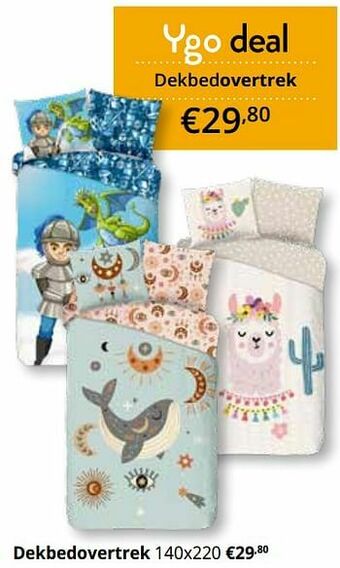 YGO Dekbedovertrek aanbieding