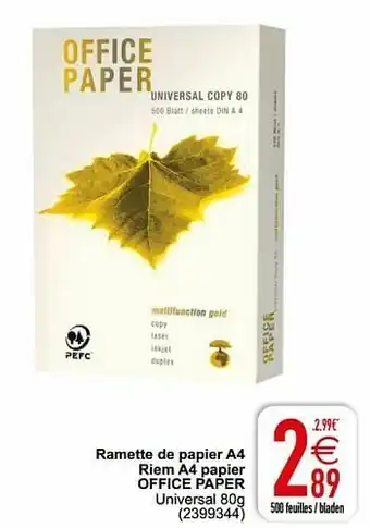Ramette de papier a4 riem a4 papier office paper