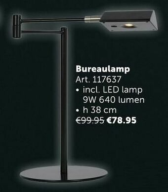 Zelfbouwmarkt Bureaulamp aanbieding