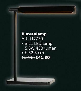 Zelfbouwmarkt Bureaulamp aanbieding