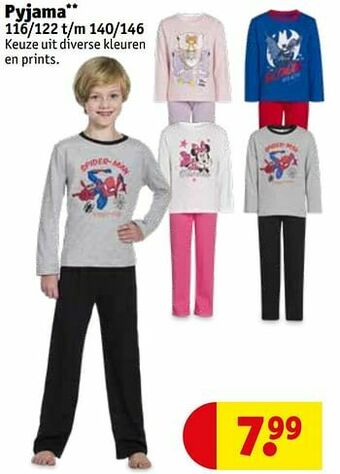Kruidvat Pyjama aanbieding