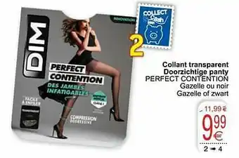 Cora Collant transparent doorzichtige panty perfect contention aanbieding