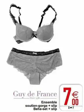 Cora Ensemble soutien-gorge + slip beha-set + slip aanbieding