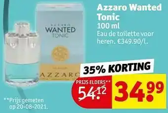 Azzaro wanted tonic edt