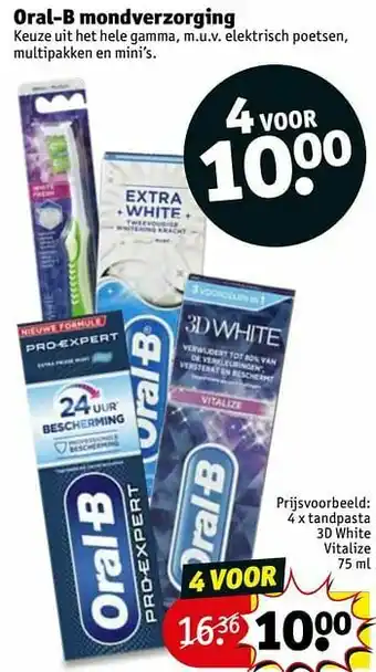 Kruidvat Tandpasta 3d white vitalize aanbieding