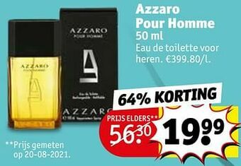 Kruidvat Azzaro pour homme edt aanbieding
