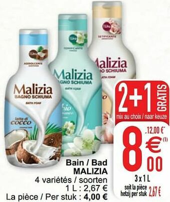Cora Bain - bad malizia aanbieding