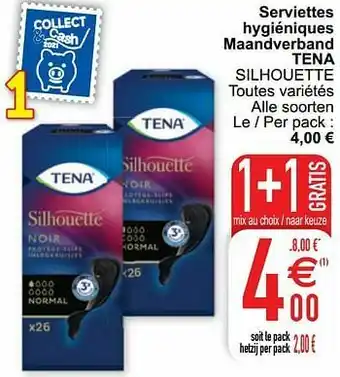 Cora Serviettes hygiéniques maandverband tena aanbieding