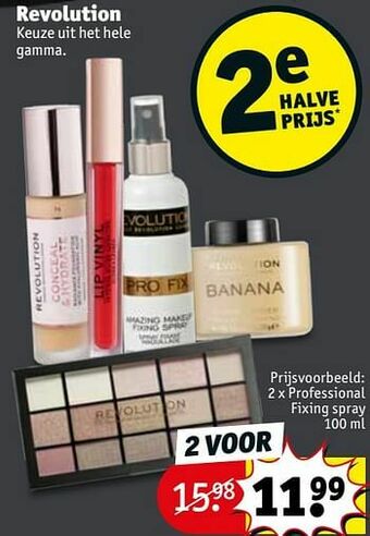 Kruidvat Professional fixing spray aanbieding