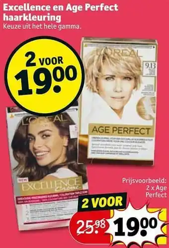 Kruidvat Age perfect haarkleuring aanbieding