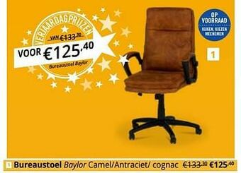 YGO Bureaustoel baylor aanbieding