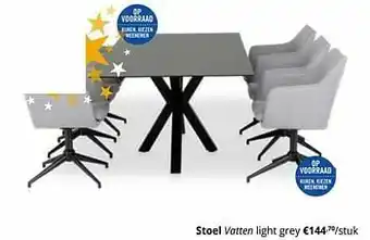 YGO Stoel vatten aanbieding