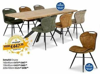 YGO Eettafel cruzzo aanbieding