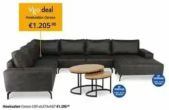 YGO Hoeksalon carson aanbieding