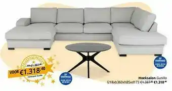YGO Hoeksalon gunilla aanbieding