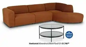 YGO Hoekzetel alixandra aanbieding