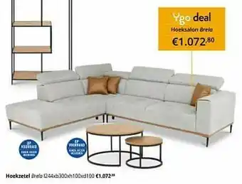 YGO Hoekzetel brela aanbieding