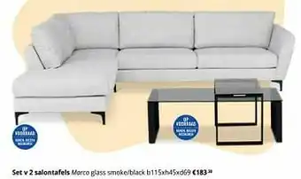 YGO Set v 2 salontafels marco aanbieding
