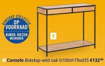 Console bokskap