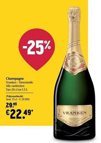 Champagne vranken - demoiselle