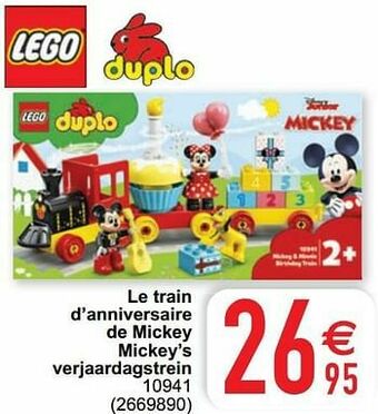 Le train d’anniversaire de mickey mickey’s verjaardagstrein 10941