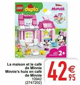 Cora La maison et le café de minnie minnie’s huis en café de minnie 10942 aanbieding