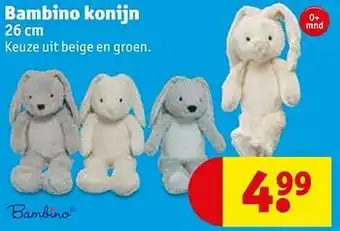 Kruidvat Bambino konijn aanbieding