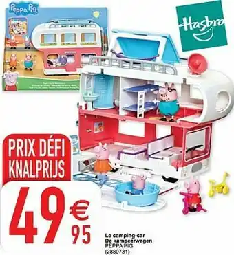 Le camping-car de kampeerwagen peppa pig