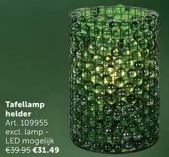 Zelfbouwmarkt Tafellamp helder aanbieding