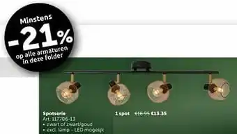 Zelfbouwmarkt Spotserie 1 spot aanbieding