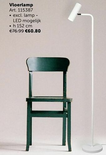 Zelfbouwmarkt Vloerlamp aanbieding