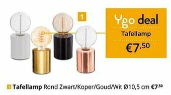 YGO Tafellamp aanbieding
