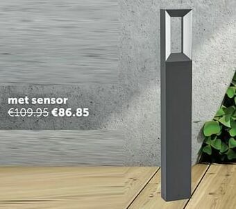 Zelfbouwmarkt Met sensor aanbieding