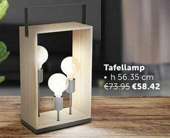 Zelfbouwmarkt Tafellamp aanbieding