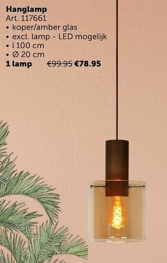 Zelfbouwmarkt Hanglamp 1 lamp aanbieding